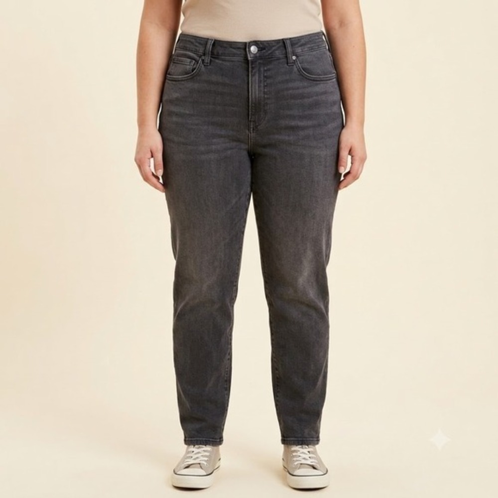 American Eagle Skinny Jeans Womens 14 Gray Stretch Denim